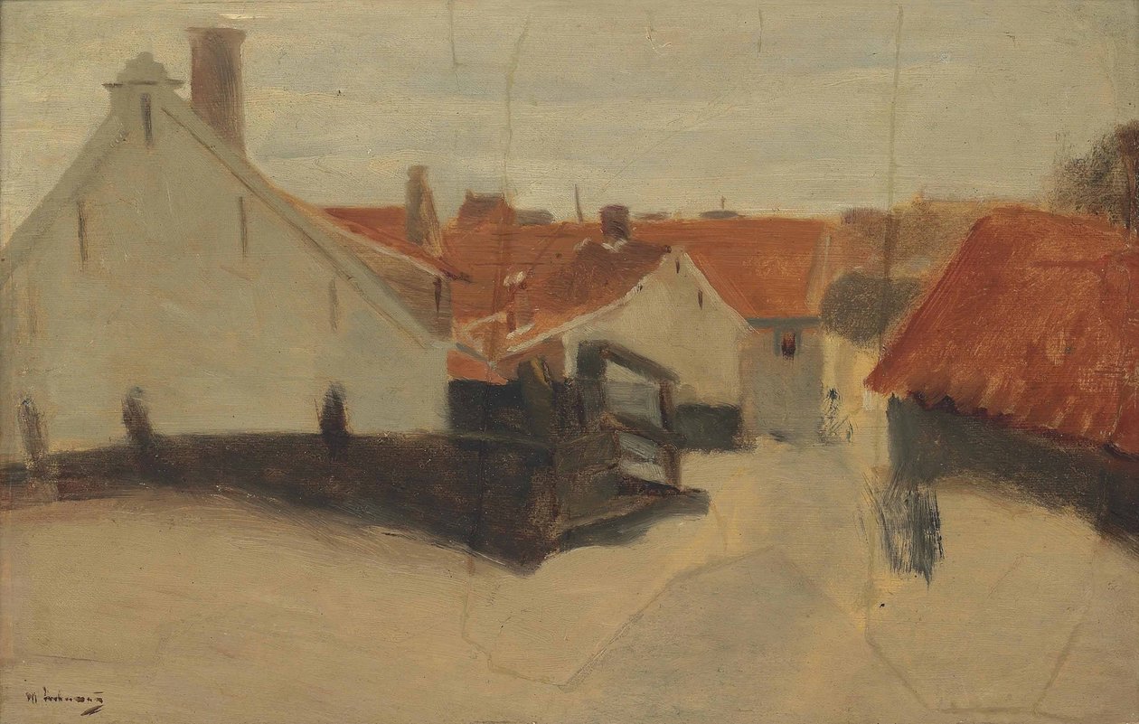 Street in Scheveningen by Max Liebermann