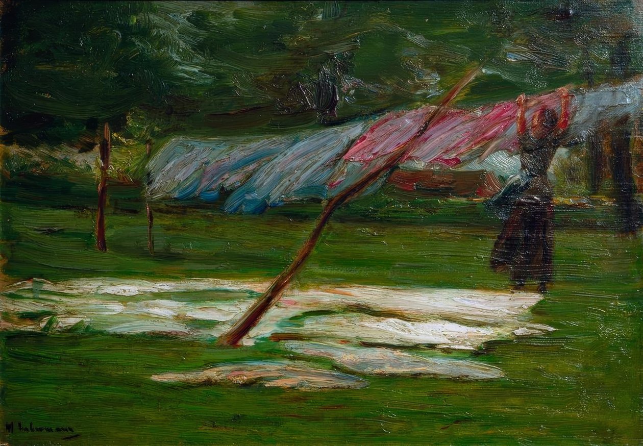 Drying Laundry – Bleaching by Max Liebermann