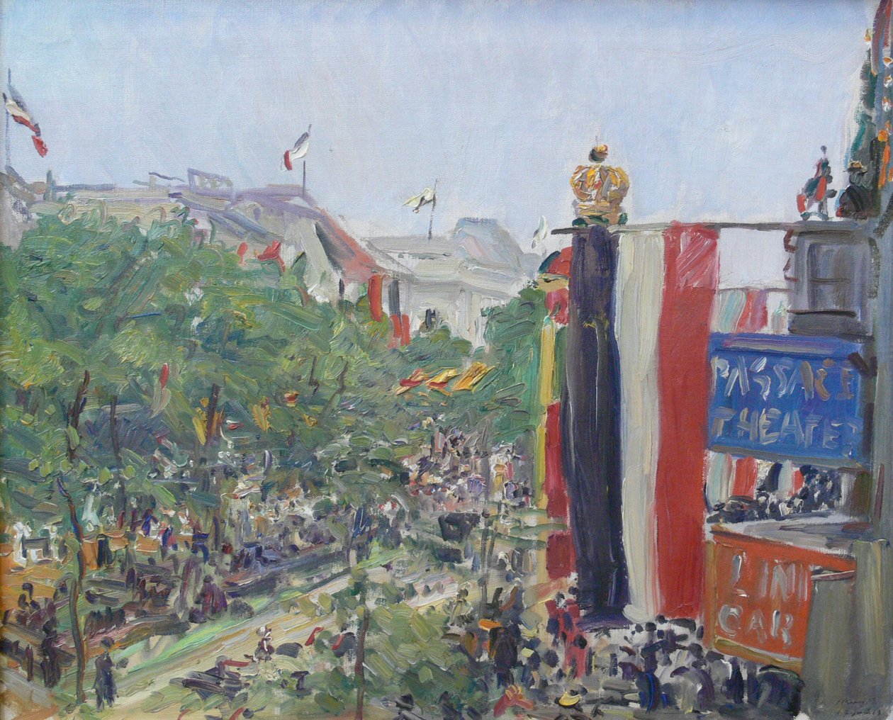 Unter den Linden by Max Slevogt