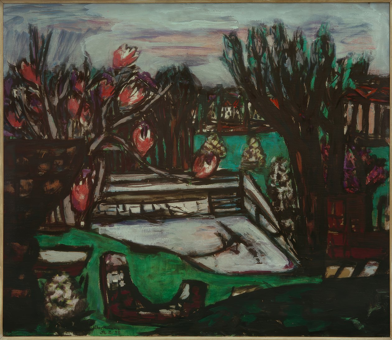 Old Swimming Pool by Max Beckmann