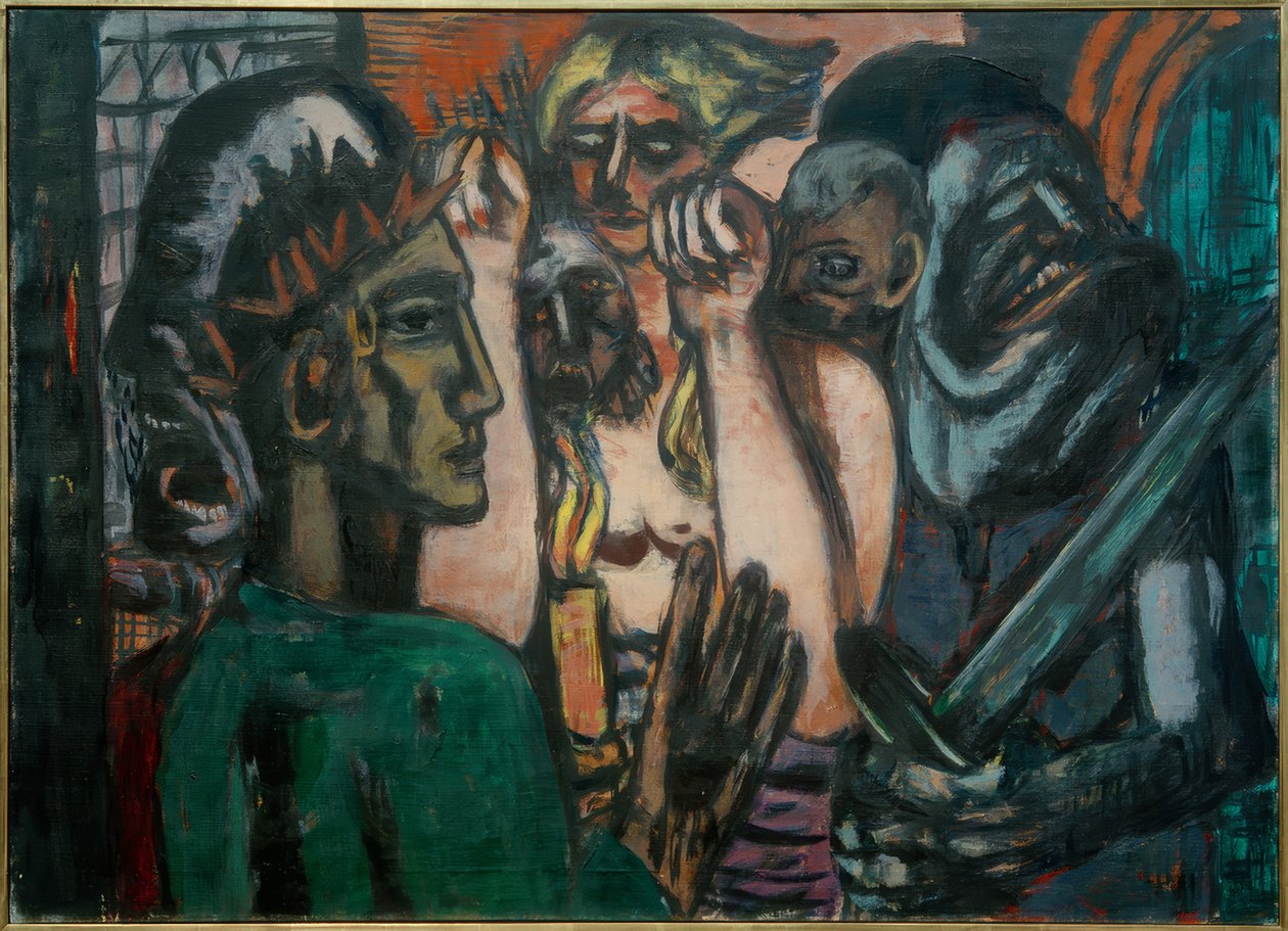 Christ in Limbo by Max Beckmann
