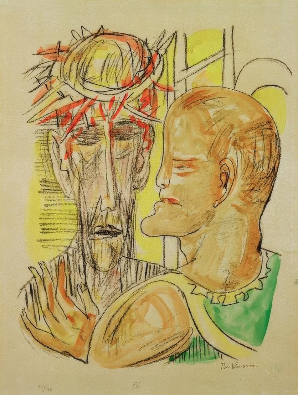 Christ and Pilate by Max Beckmann
