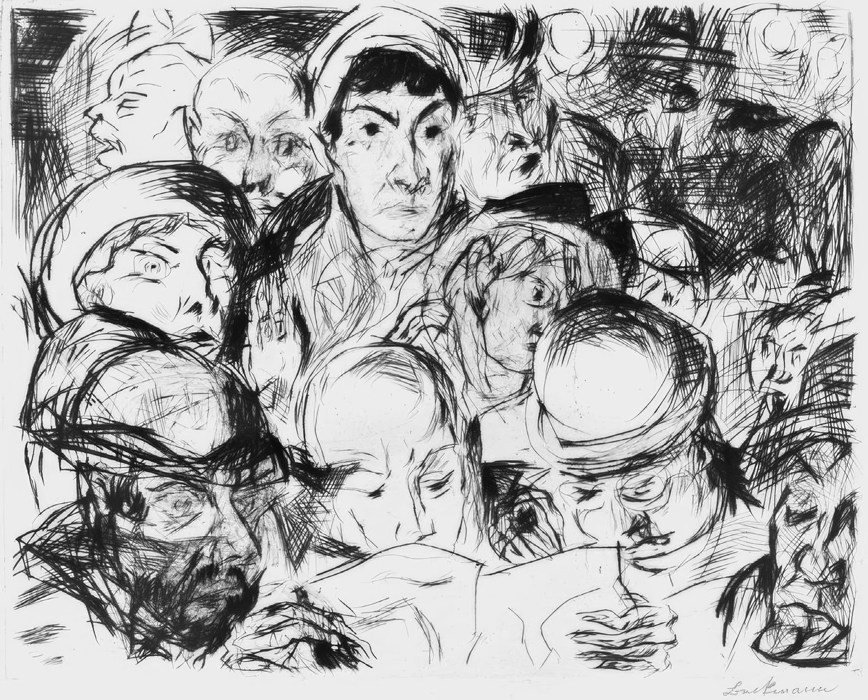 The Declaration of War by Max Beckmann