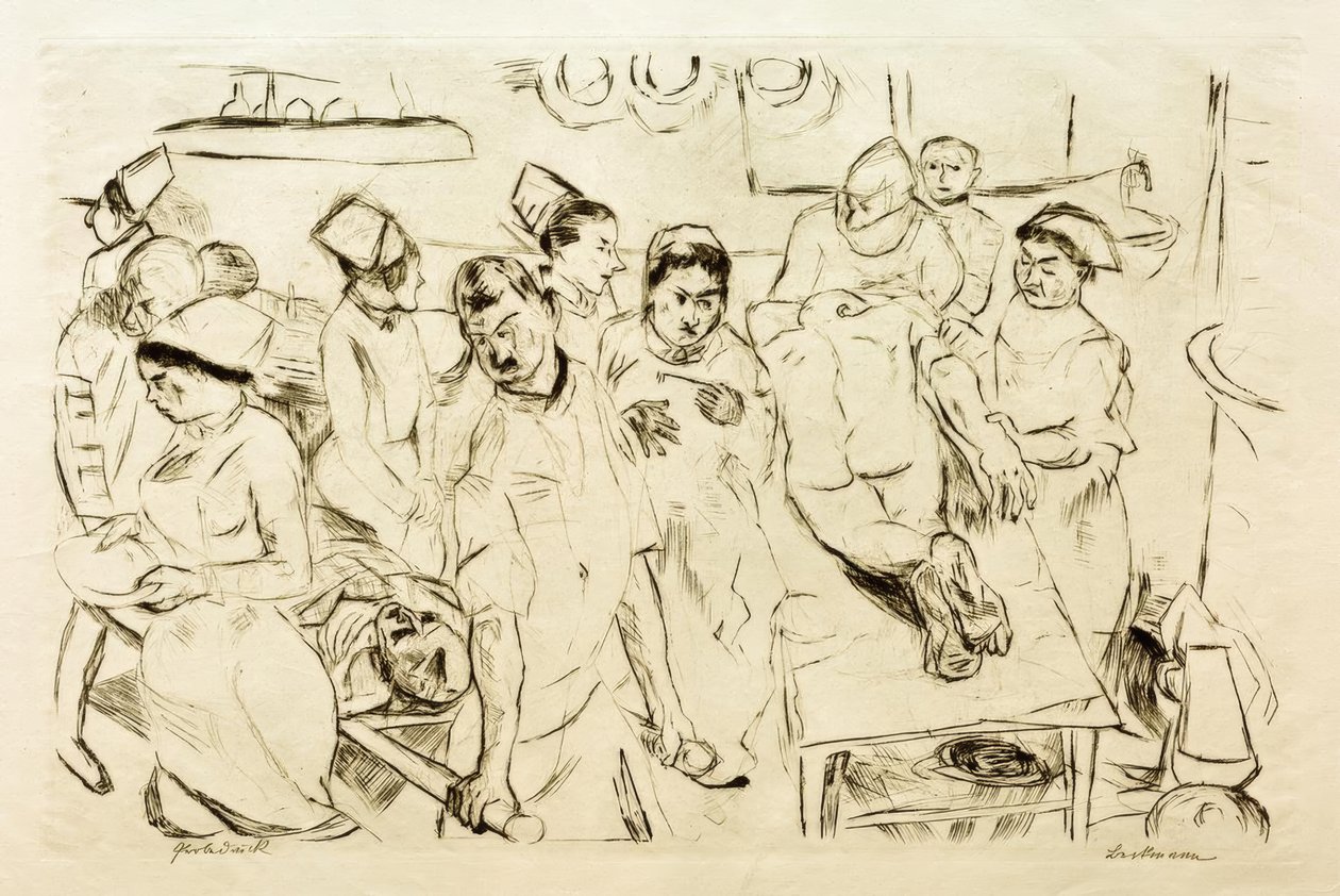 Large Operation by Max Beckmann