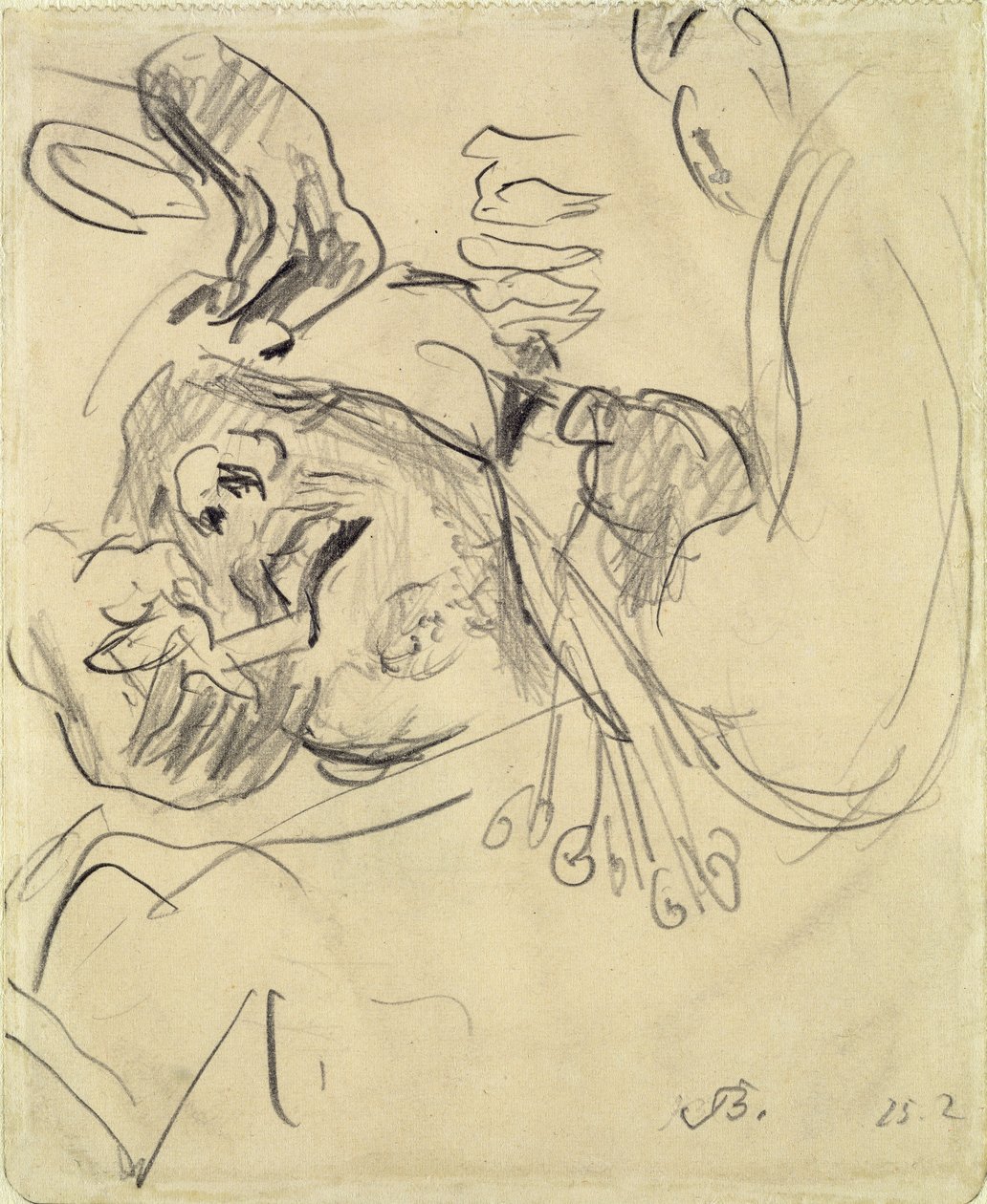 Head Surgery Patient by Max Beckmann