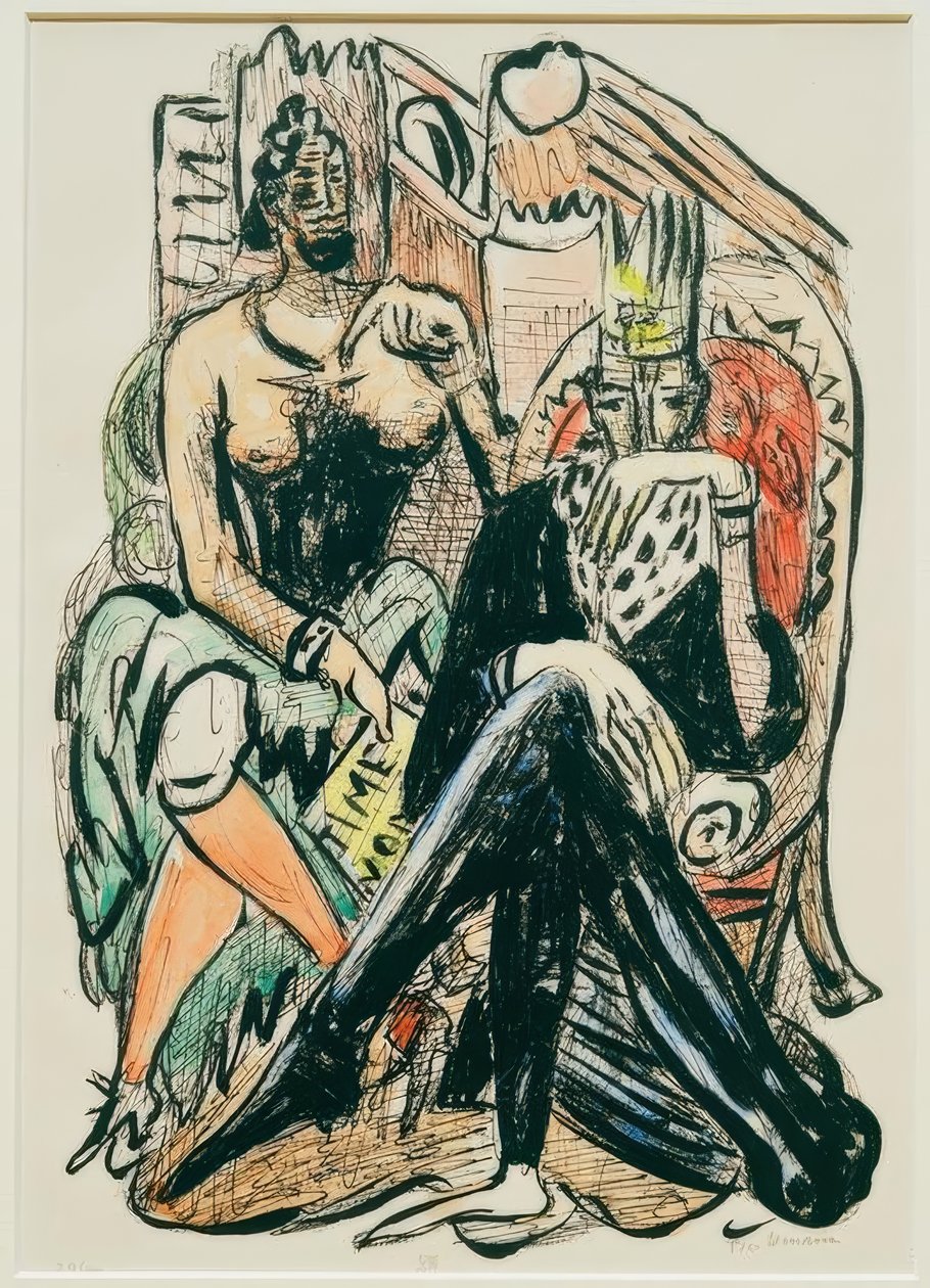 King and Demagogue by Max Beckmann