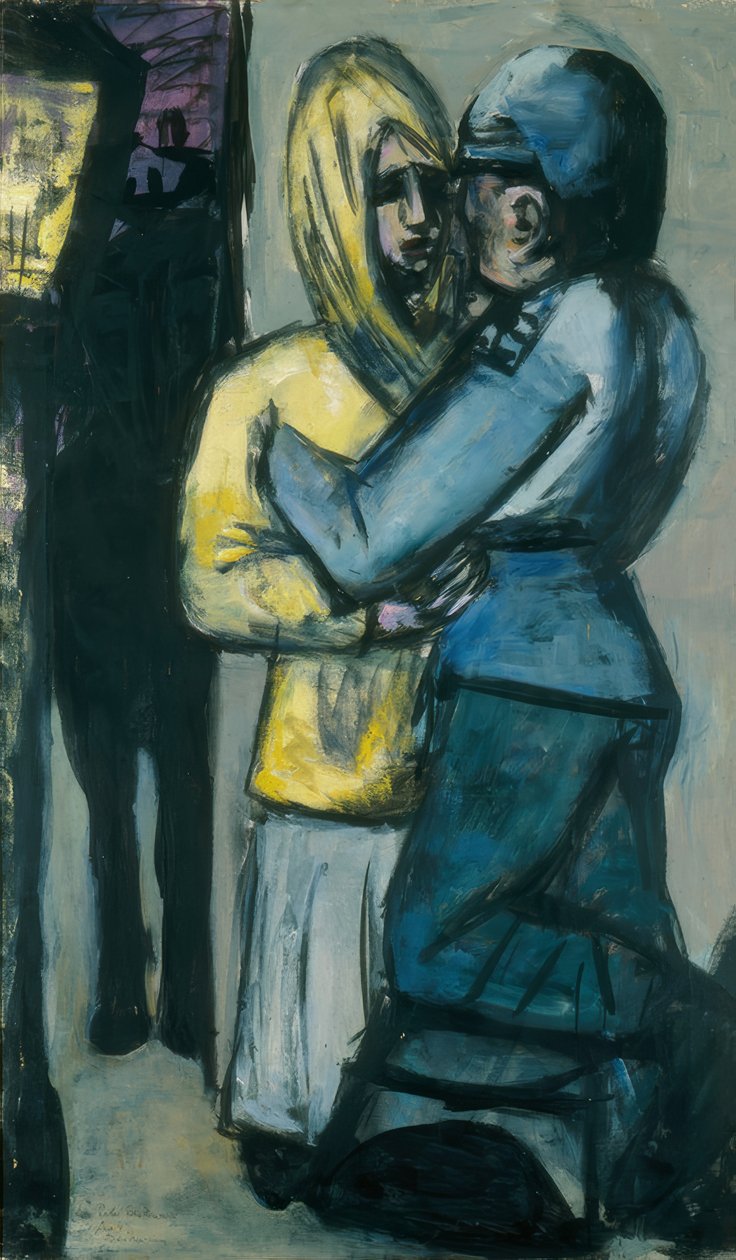Leave-taking by Max Beckmann