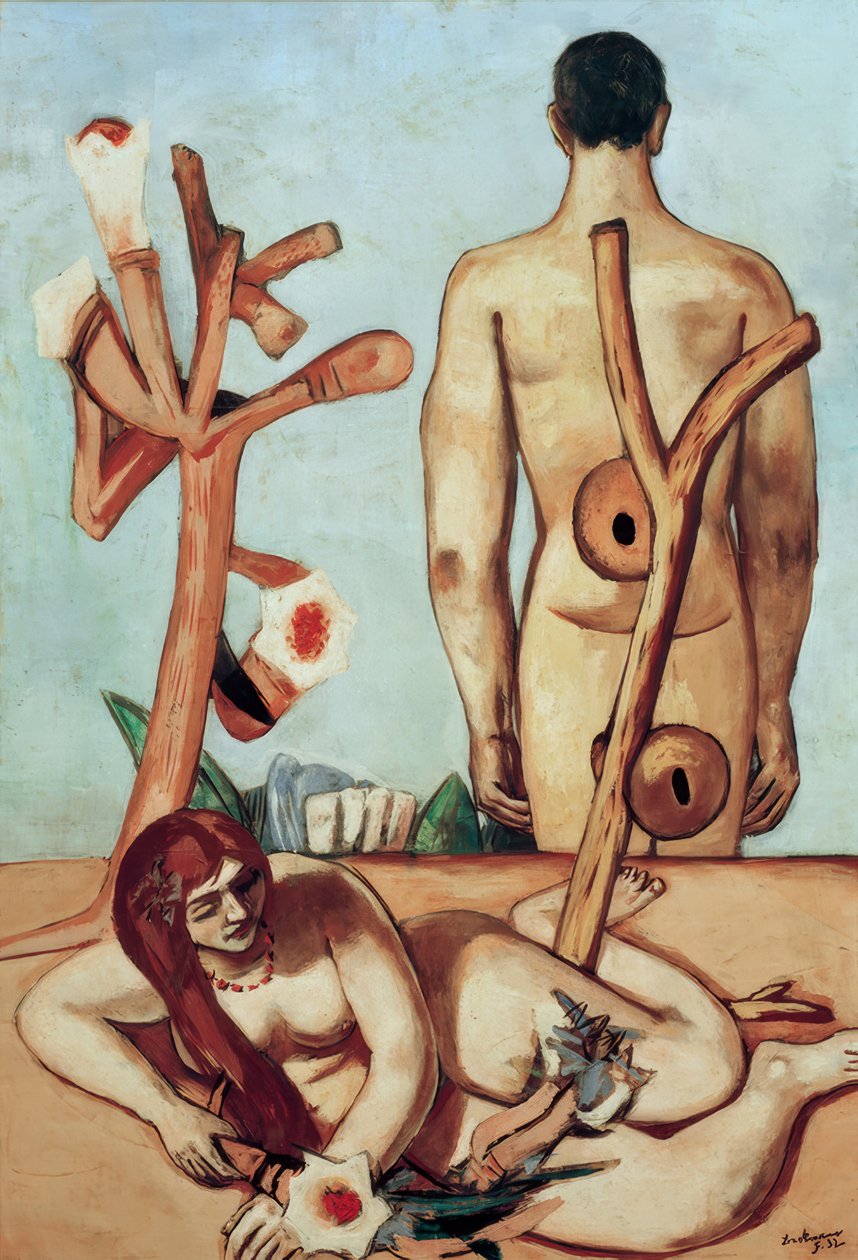 Man and Woman by Max Beckmann