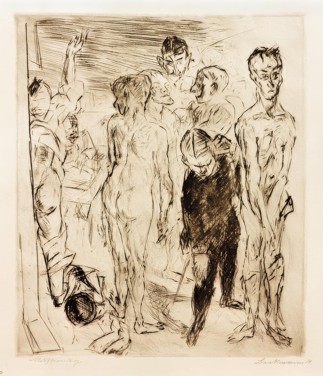 Inspection by Max Beckmann