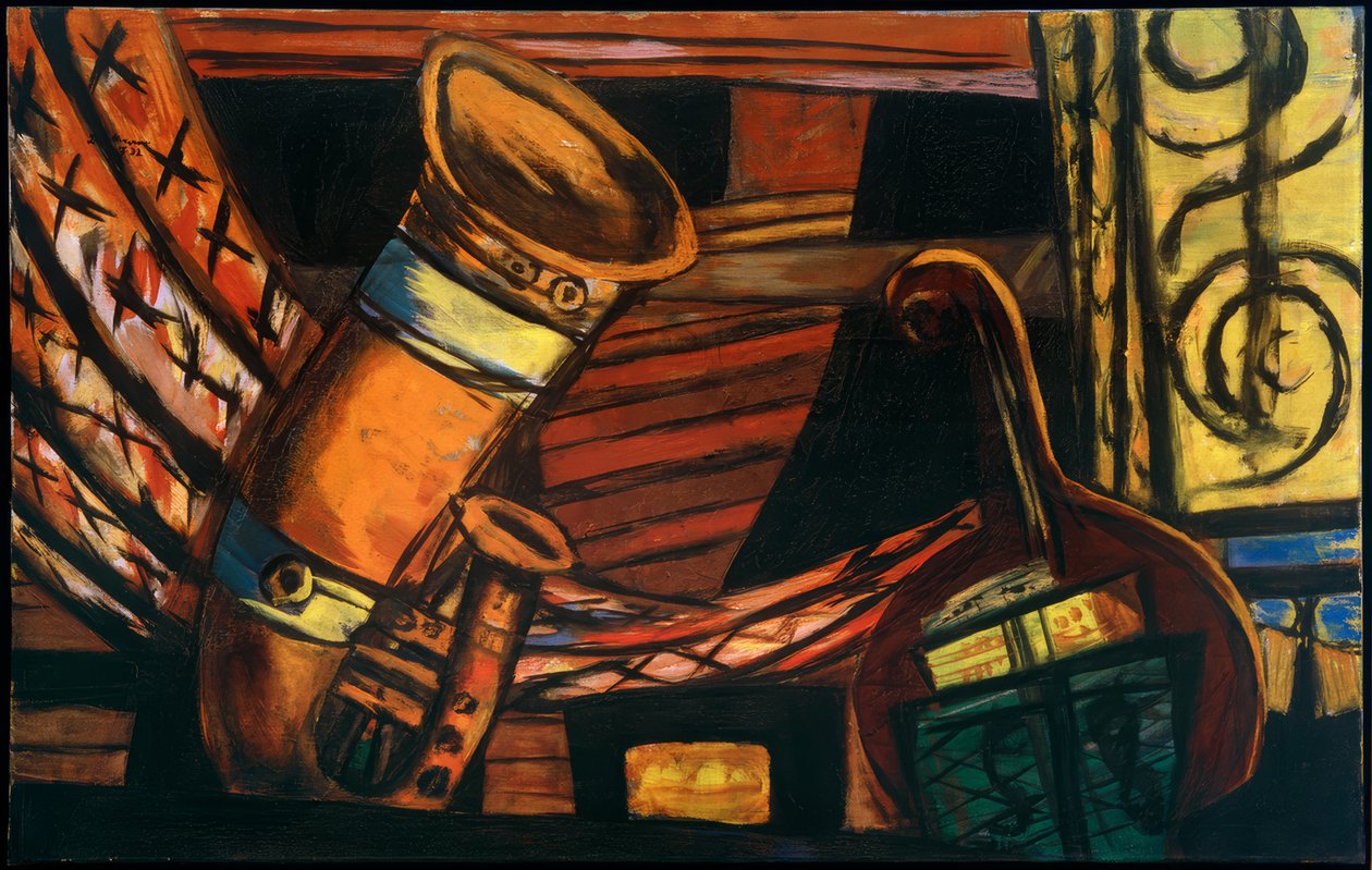 Orchestra by Max Beckmann