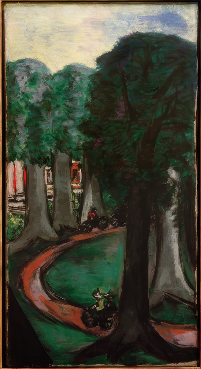 Park Path by Max Beckmann