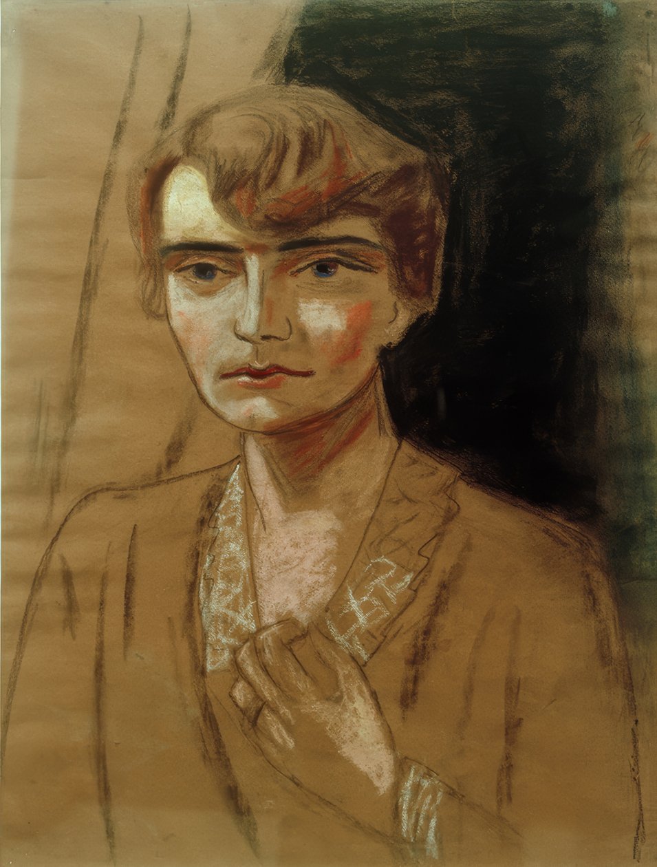 Portrait of Naïla by Max Beckmann