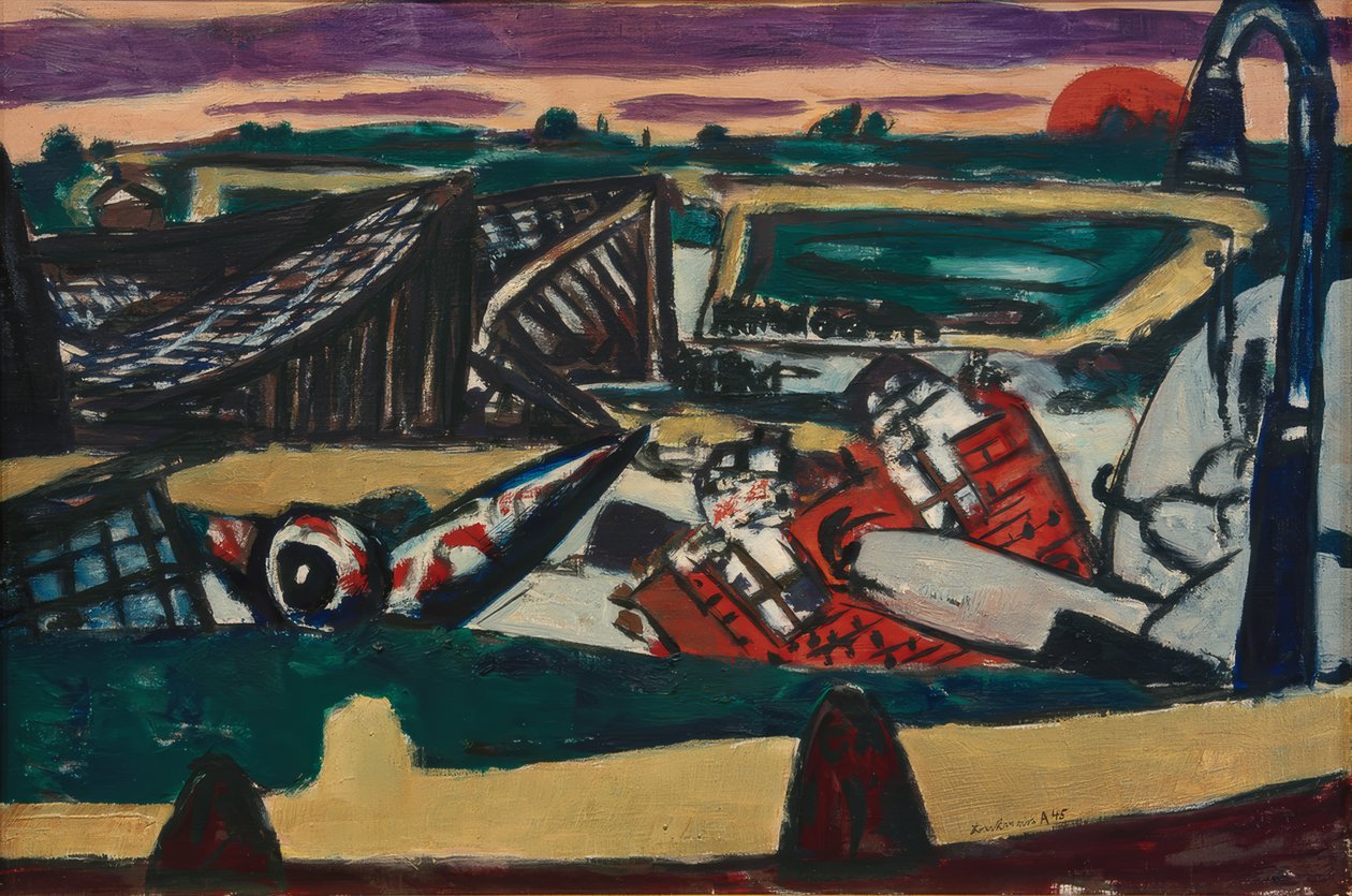 Schiphol by Max Beckmann