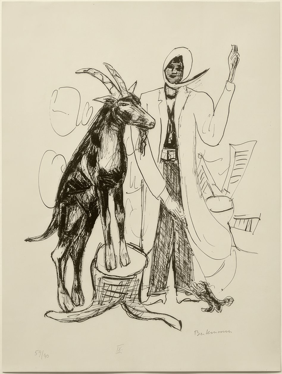 The Buck by Max Beckmann
