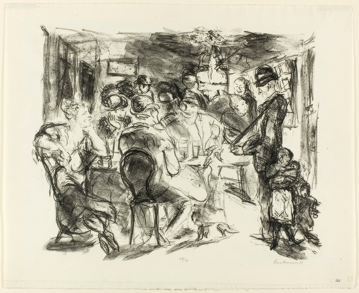 Tavern by Max Beckmann