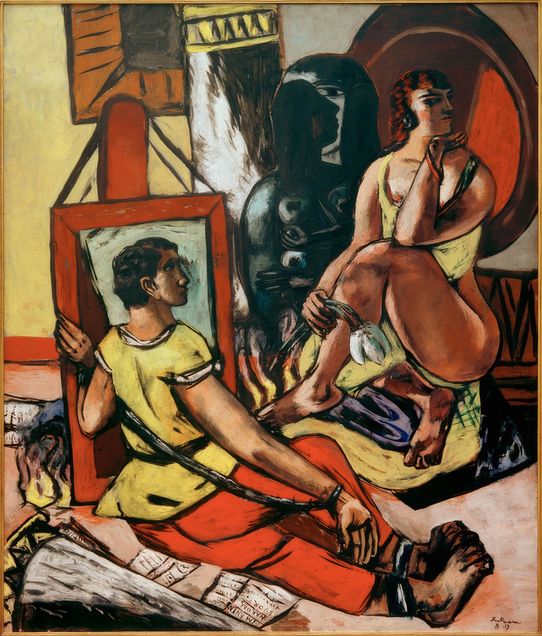 Temptation (Temptation of St. Anthony) by Max Beckmann