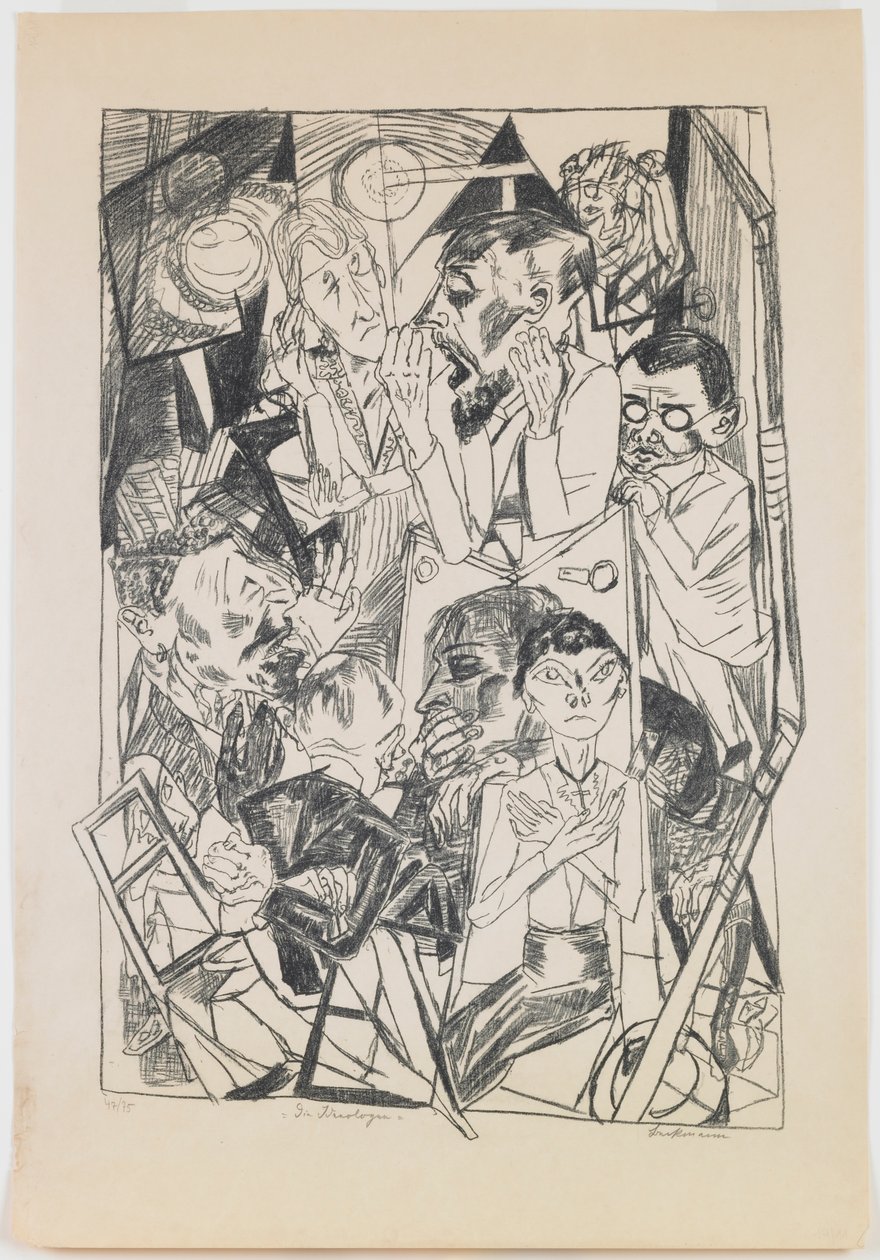 The Ideologists by Max Beckmann