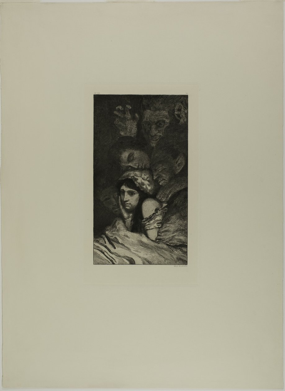 Dreams, Plate Three from A Life by Max Klinger