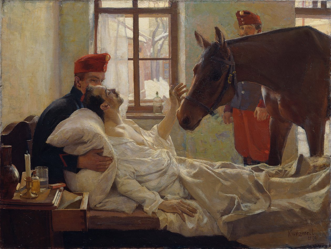 A Dear Visitor, 1894 by Max Kurzweil