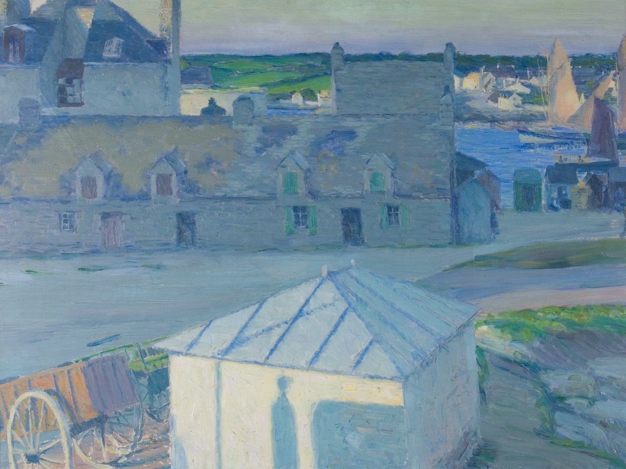 The Harbor of Concarneau by Max Kurzweil