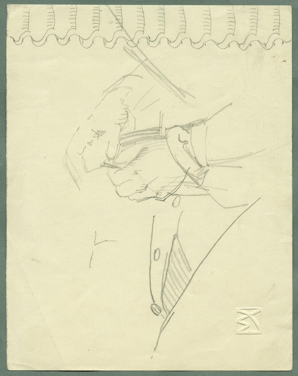 Study of Hands by Max Kurzweil
