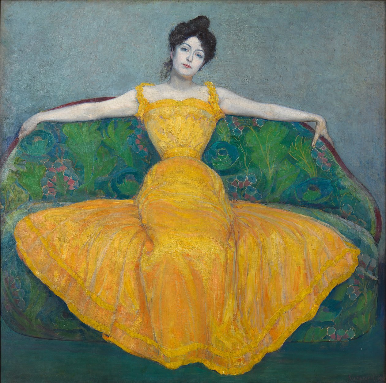 Lady in Yellow by Max Kurzweil