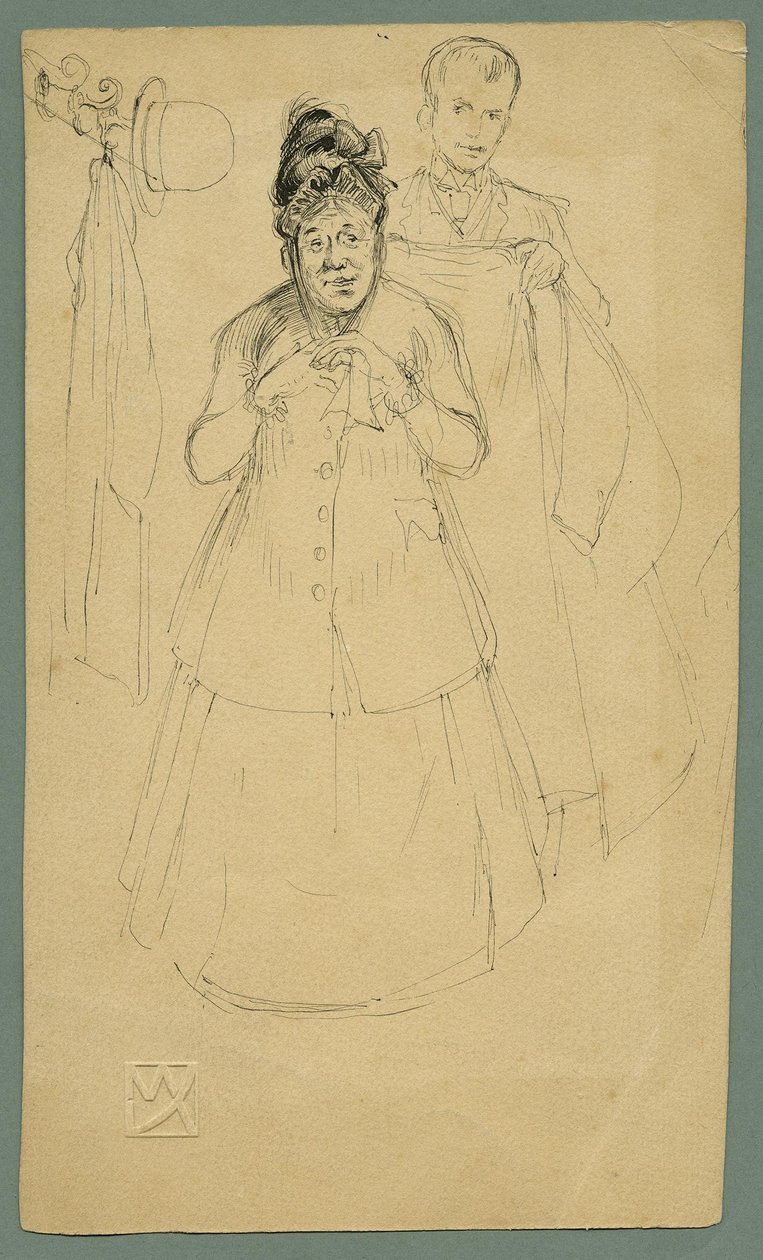 Scene in a Dressing Room by Max Kurzweil