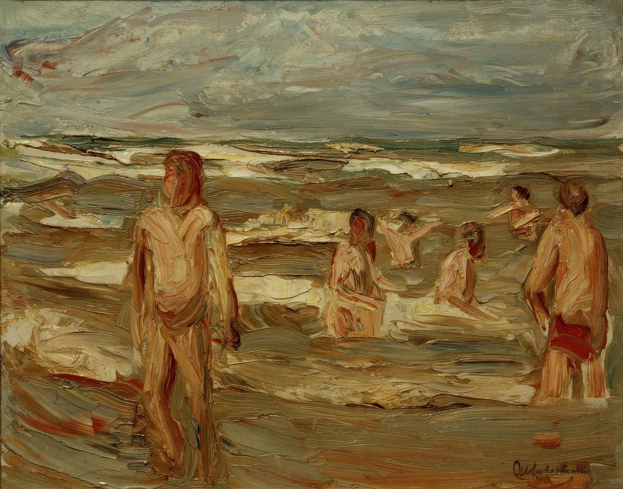Bathing Boys by Max Liebermann