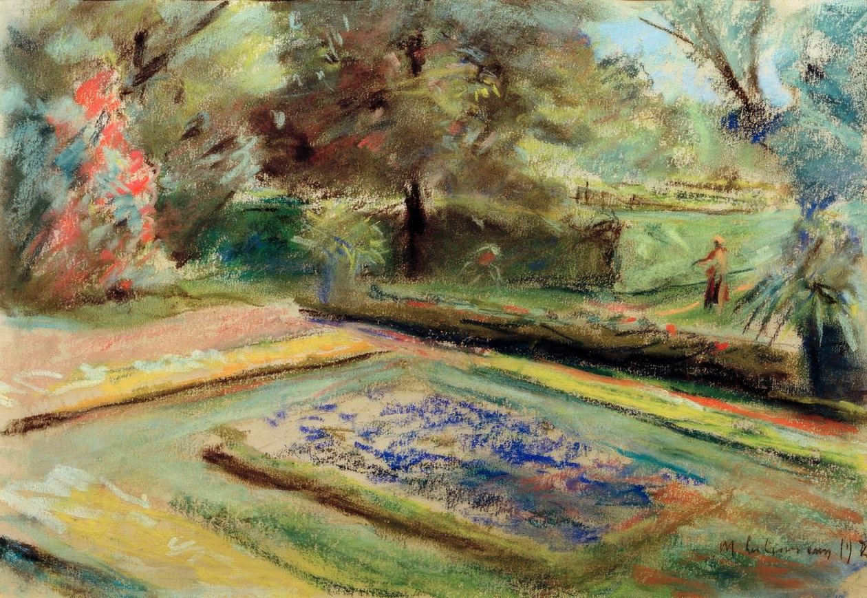 View Over the Flower Terrace to the Northeast by Max Liebermann
