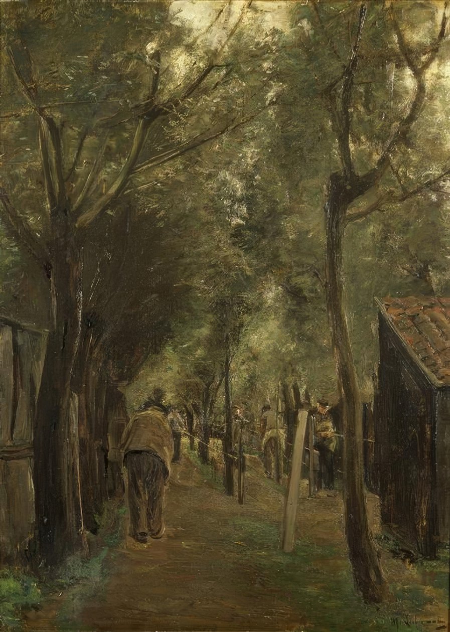 The Ropewalk by Max Liebermann