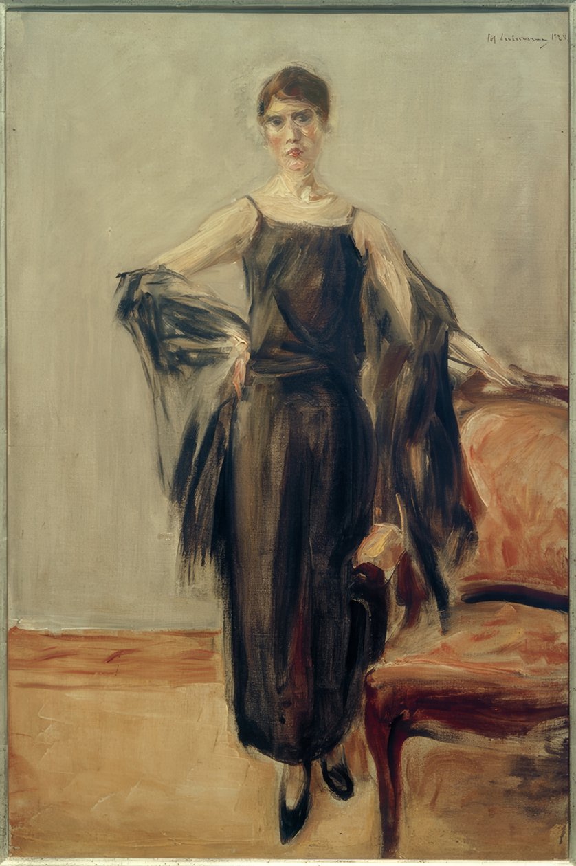 Genia Levine, Standing by Max Liebermann