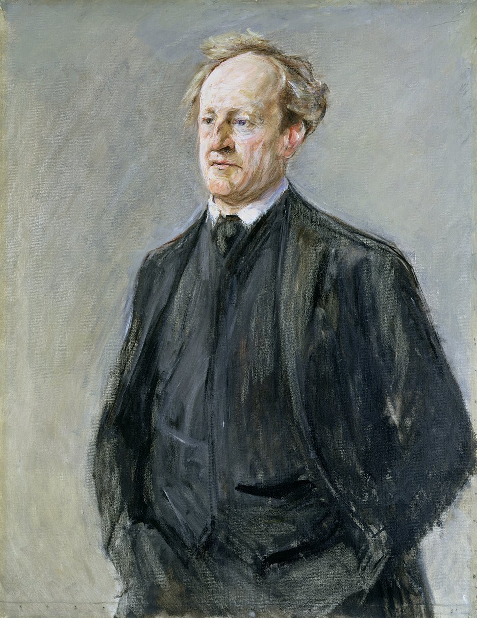 Gerhart Hauptmann by Max Liebermann