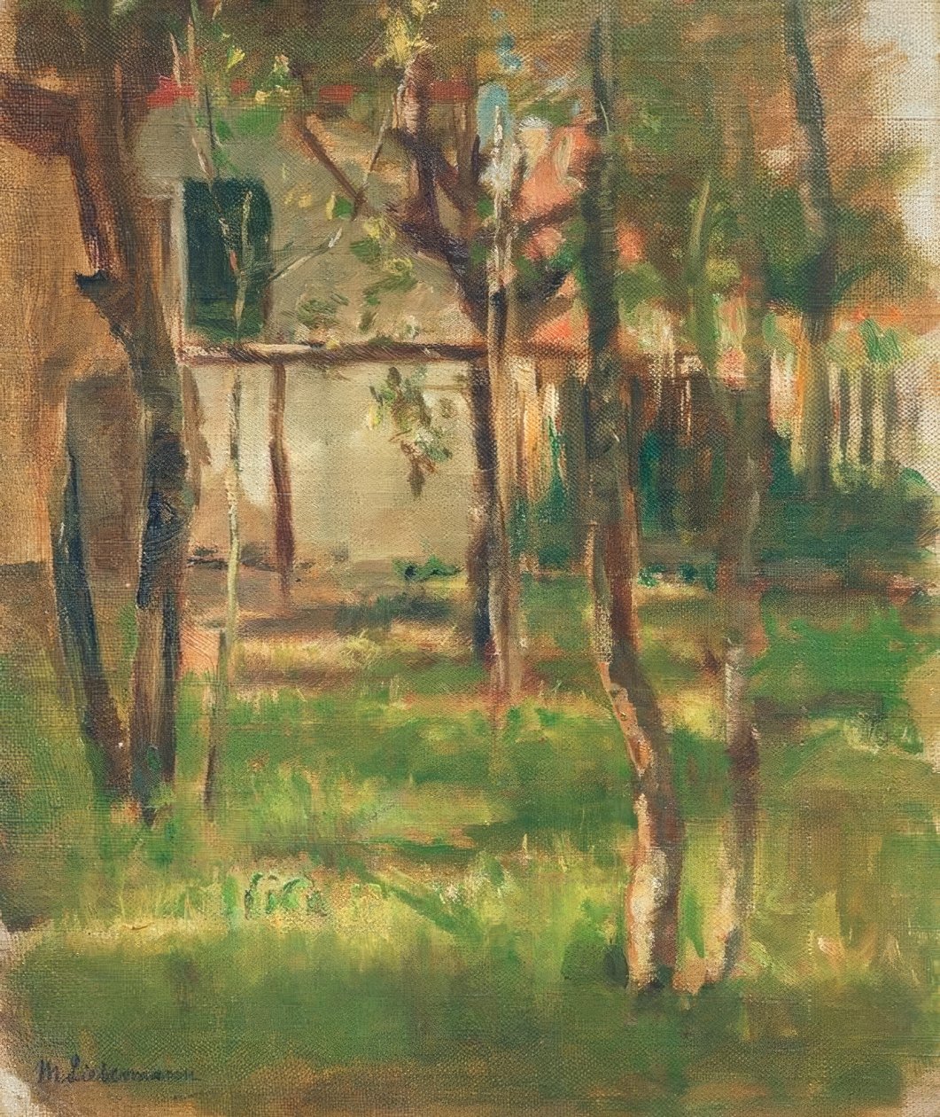 House with Garden by Max Liebermann