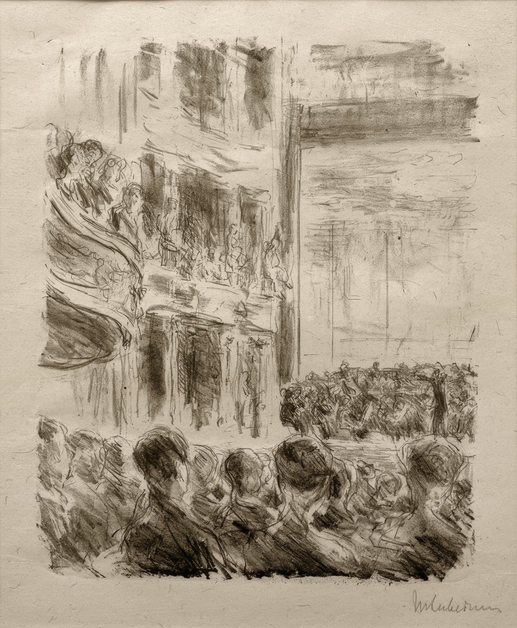 M. Liebermann, The Concert by Max Liebermann