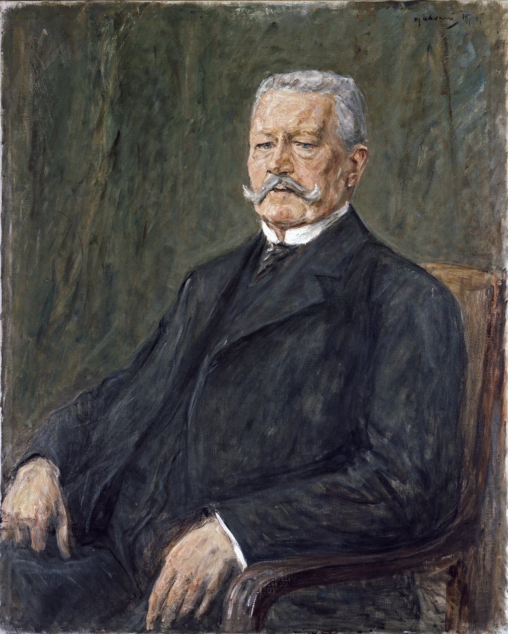 Portrait of Paul von Hindenburg by Max Liebermann