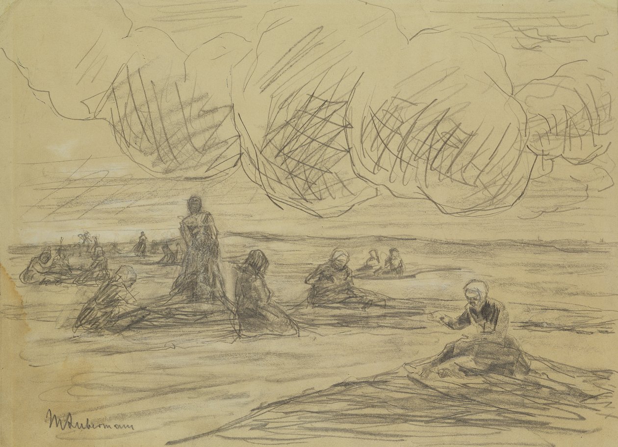 Repairing the Nets by Max Liebermann
