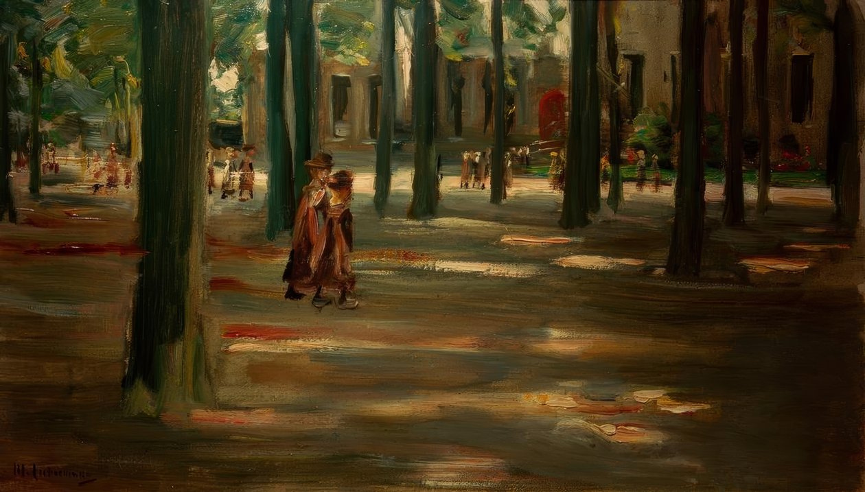 School Walk in Laren by Max Liebermann
