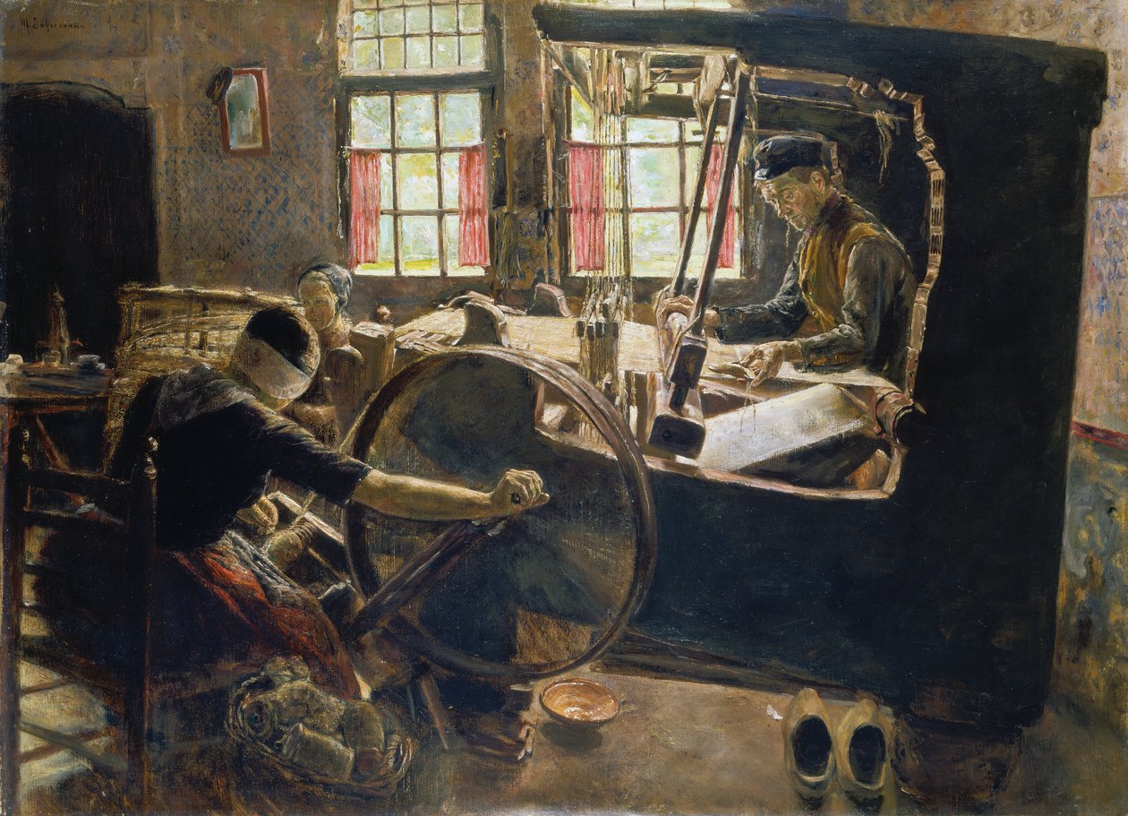 The Weaver by Max Liebermann