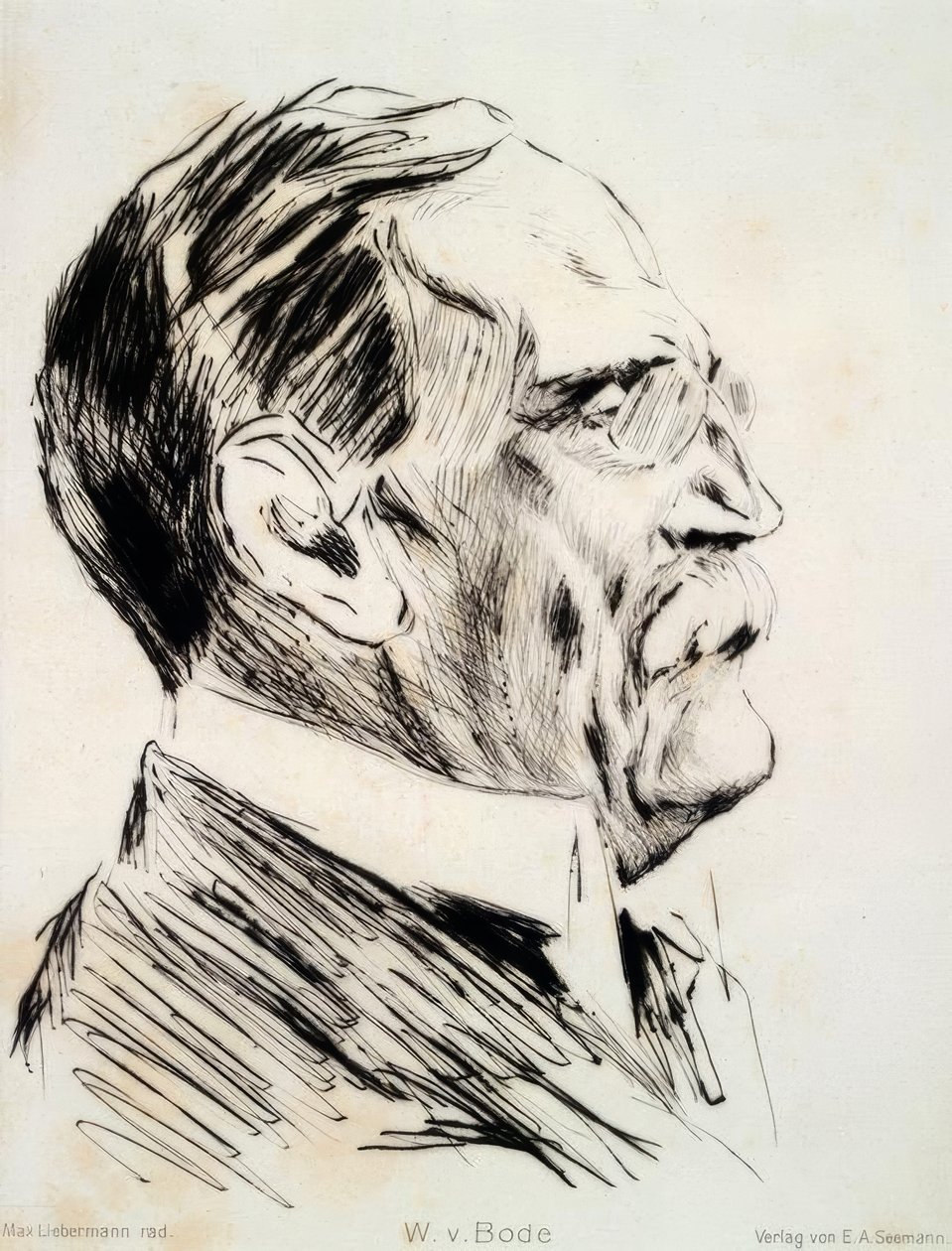 Wilhelm von Bode / Liebermann by Max Liebermann