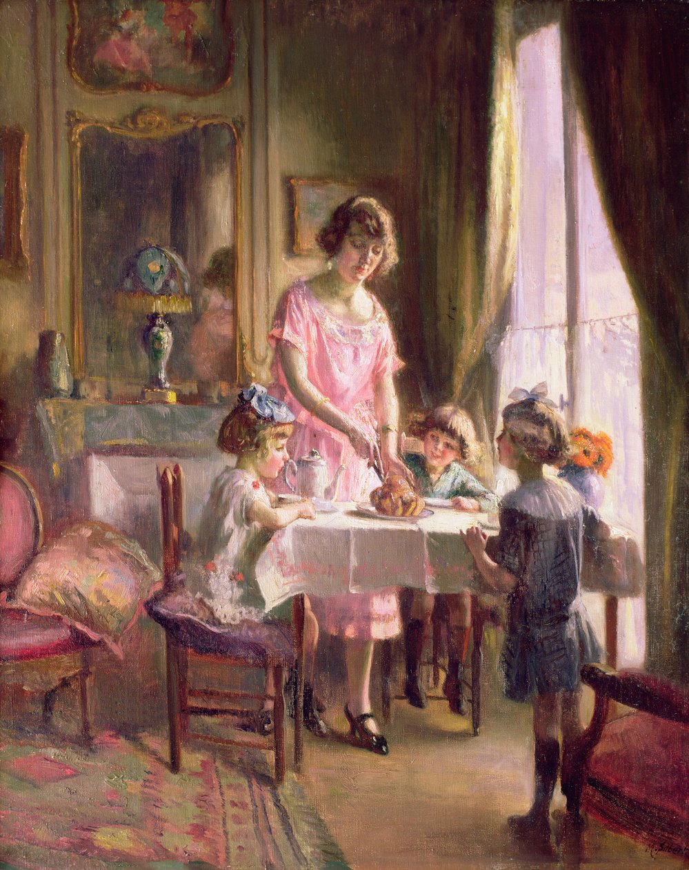 Tea with the Children by Max Silbert
