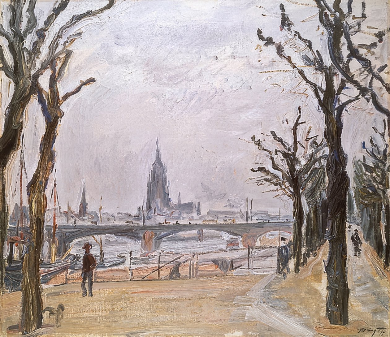 View of Frankfurt by Max Slevogt