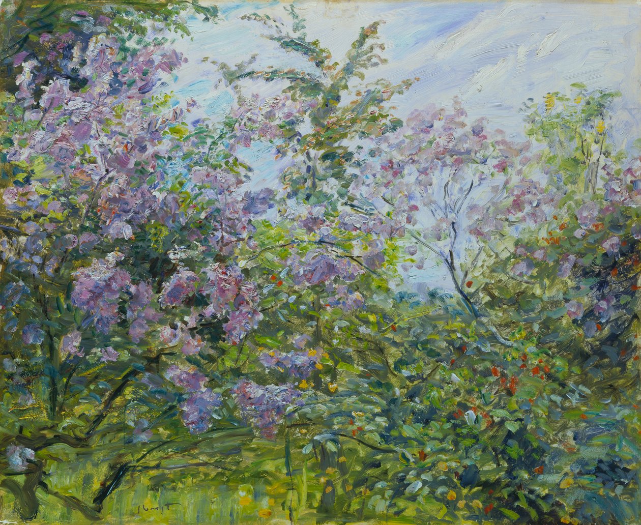 Blossoming Lilac, c.1921 by Max Slevogt