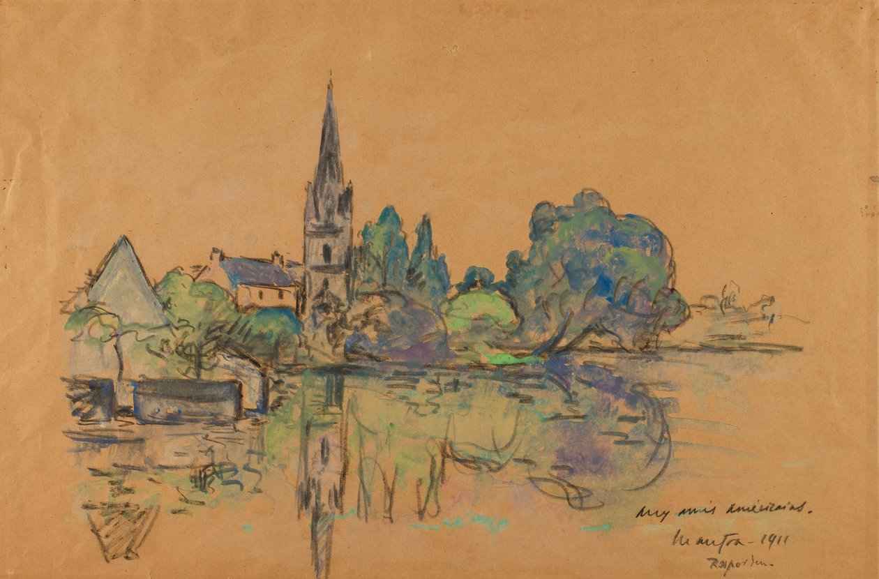 Landscape by Maxime Emile Louis Maufra