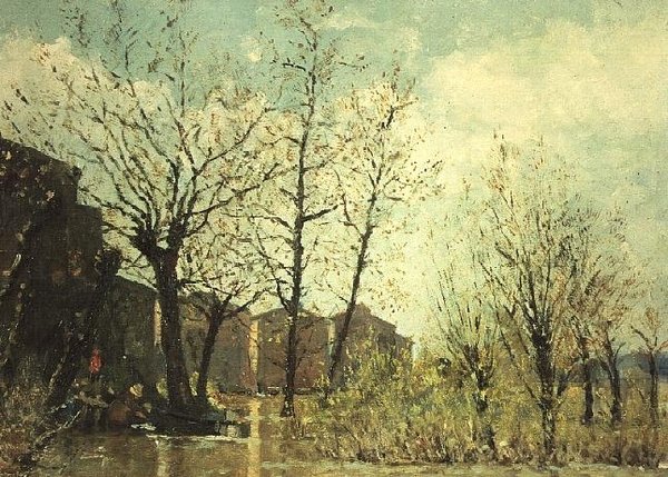 The Flood by Maxime Emile Louis Maufra