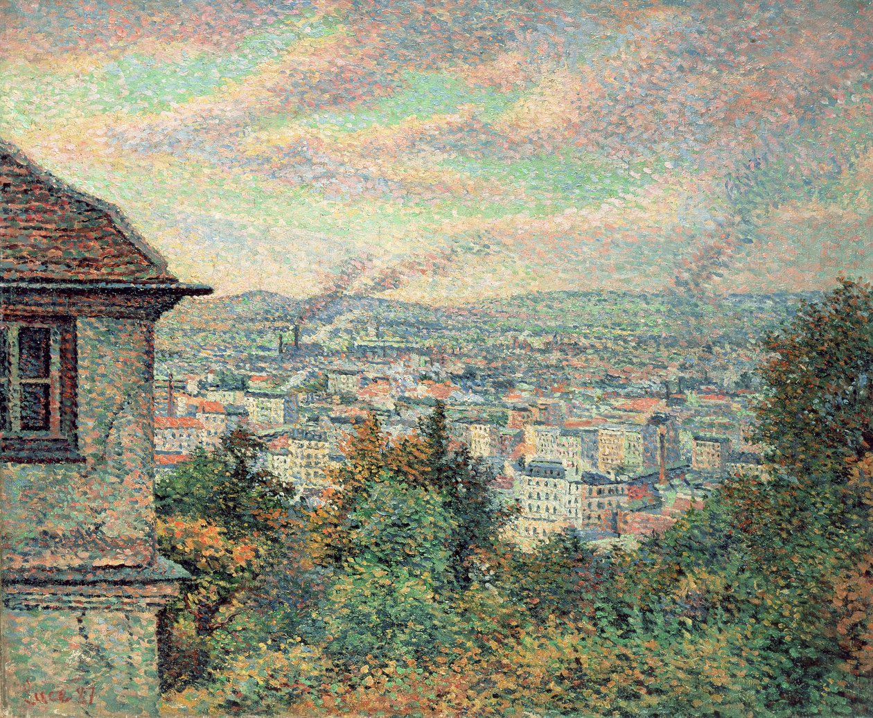 Paris, View of Montmartre by Maximilien Luce