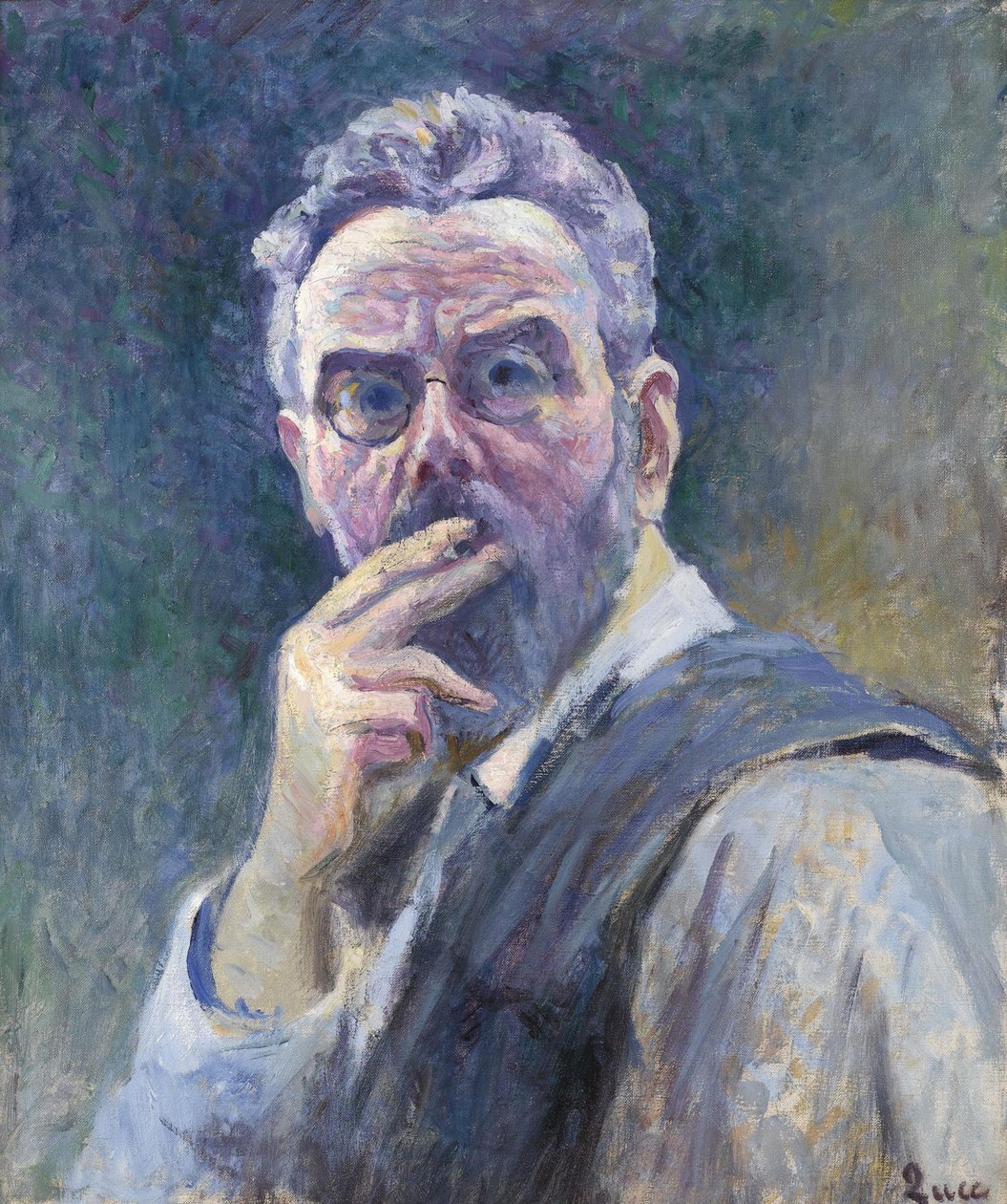 Self-Portrait with Cigarette by Maximilien Luce