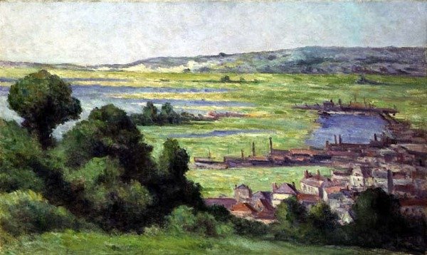 View of Honfleur by Maximilien Luce