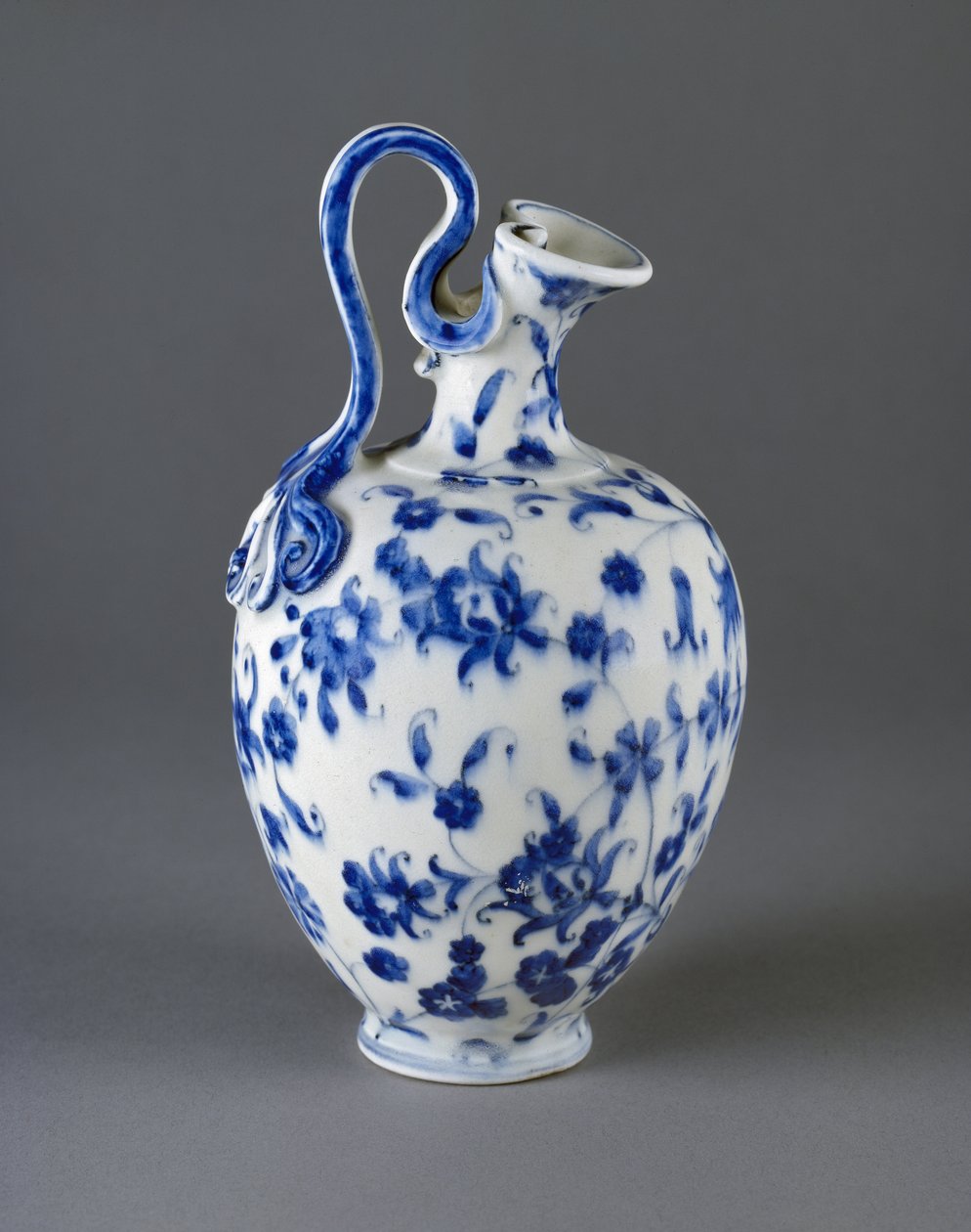 Flask of Imitation Porcelain by Medici Porcelain Manufactory