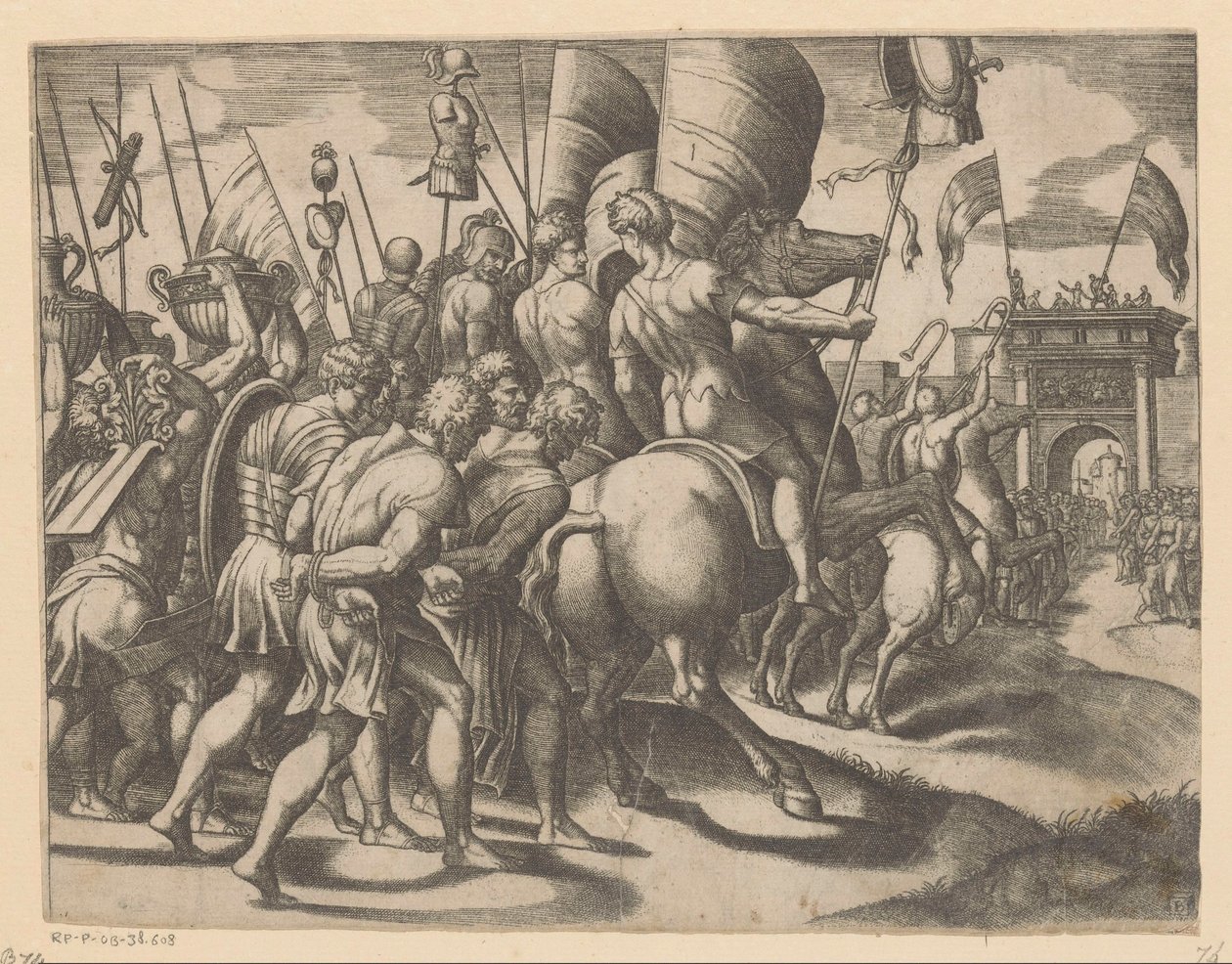 Triumph of Scipio by Meester van de Dobbelsteen