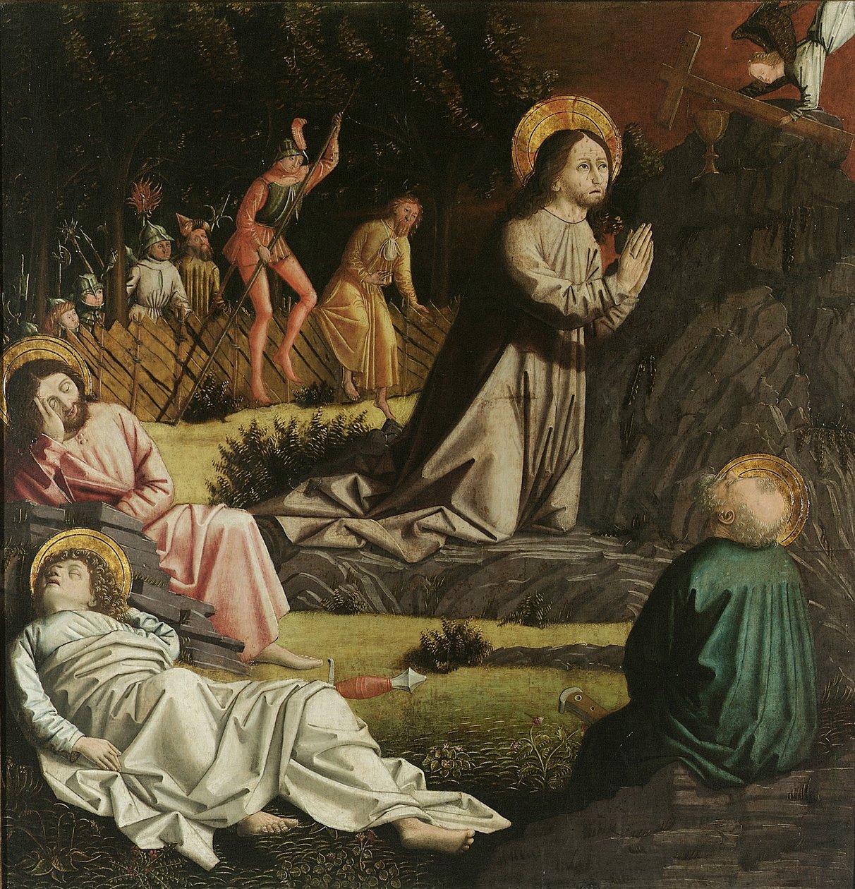 Christ on the Mount of Olives by Meister von Uttenheim